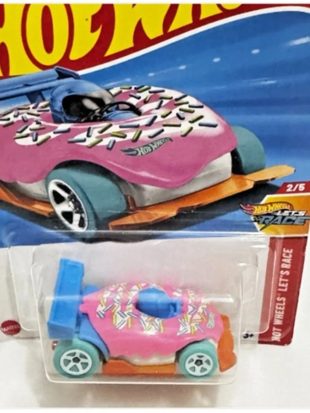 Hot Wheels Donut Drifter Netflix Let's Race 2024 40/250 2/5 New Sealed